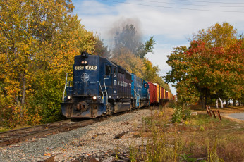 Картинка техника поезда рельсы локомотив состав
