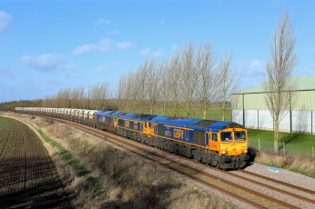 Картинка техника поезда состав локомотив рельсы