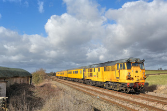 Картинка техника поезда состав локомотив рельсы