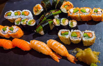 Картинка еда рыба +морепродукты +суши +роллы деликатесы