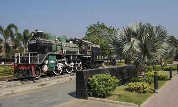 Картинка техника паровозы состав локомотив рельсы