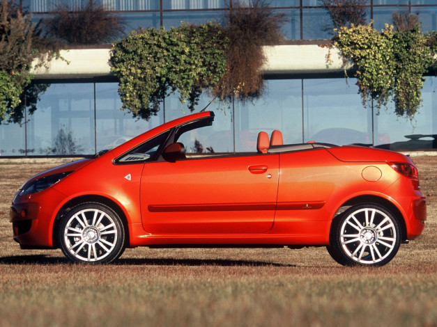 Обои картинки фото mitsubishi colt coupe cabriolet concept 2005, автомобили, mitsubishi, colt, coupe, cabriolet, concept, 2005