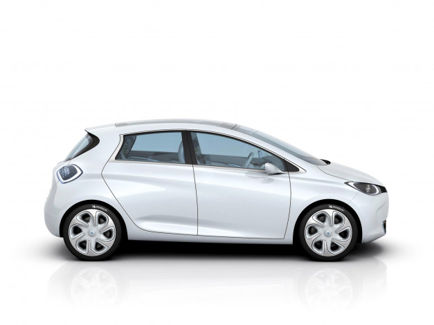 Обои картинки фото renault zoe preview concept 2010, автомобили, renault, zoe, preview, concept, 2010