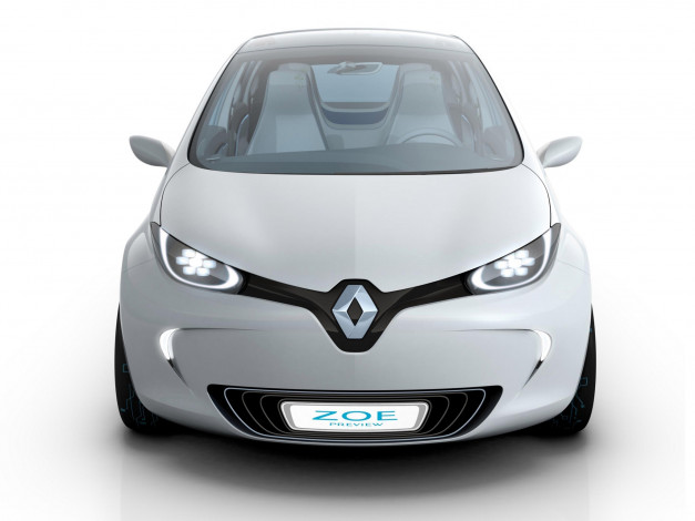 Обои картинки фото renault zoe preview concept 2010, автомобили, renault, zoe, preview, concept, 2010