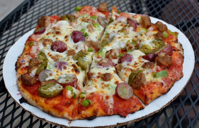 Обои картинки фото еда, пицца