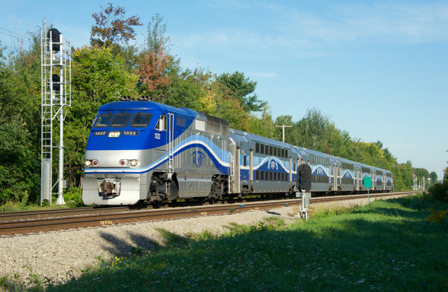 Обои картинки фото техника, поезда, рельсы, локомотив, состав