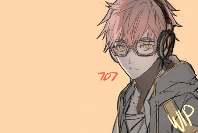 Обои картинки фото аниме, mystic messenger, парень