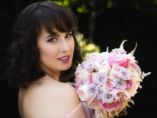 Картинка девушки -unsort+ брюнетки темноволосые лицо взгляд