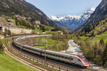 Картинка техника поезда состав локомотив