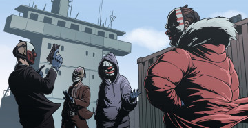 Картинка видео+игры payday+2 payday 2