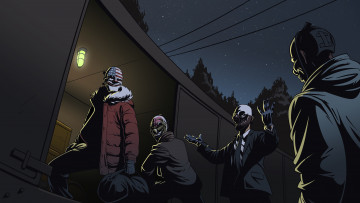 Картинка видео+игры payday+2 payday 2