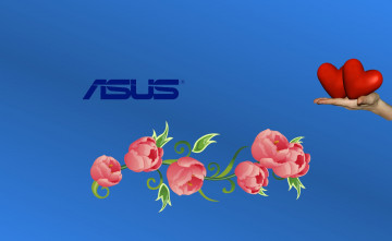Картинка компьютеры asus фон логотип