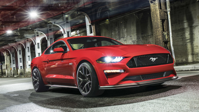 Обои картинки фото ford mustang gt performance pack level-2 2018, автомобили, mustang, 2018, level-2, pack, performance, gt, ford