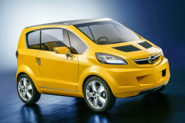 Обои картинки фото opel trixx concept 2004, автомобили, opel, 2004, concept, trixx