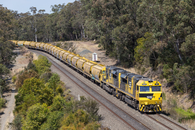 Обои картинки фото техника, поезда, локомотив, состав