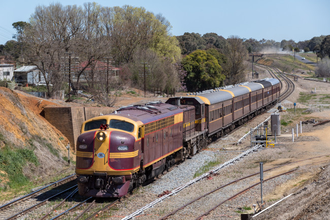 Обои картинки фото техника, поезда, локомотив, состав