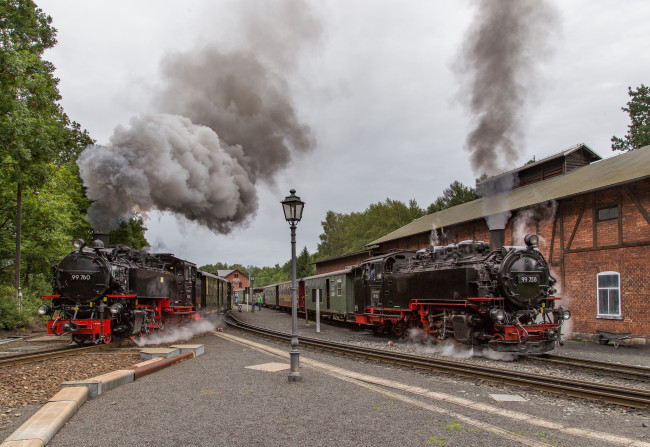 Обои картинки фото техника, паровозы, состав, локомотив