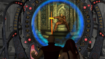 Картинка 3д+графика фантазия+ fantasy взгляд девушка фон