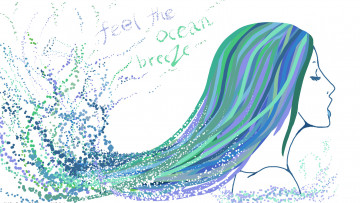 Картинка векторная+графика девушки+ girls фон взгляд девушка