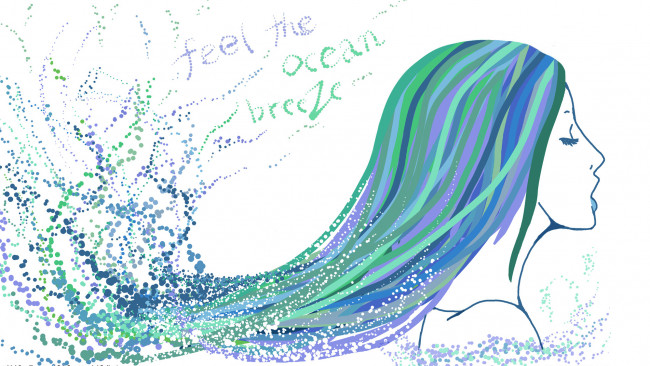 Обои картинки фото векторная графика, девушки , girls, фон, взгляд, девушка