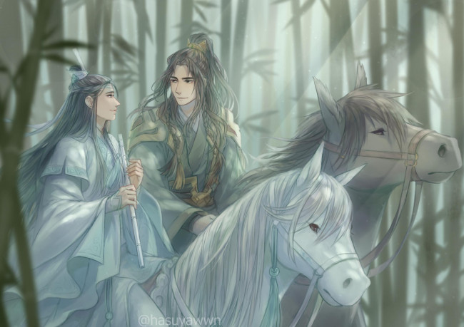 Обои картинки фото аниме, mo dao zu shi, the, untamed, неукротимый, повелитель, чэньцин, мосян, тунсю, mo, dao, zu, shi, магистр, дьявольского, культа