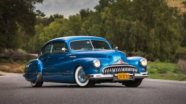 Обои картинки фото автомобили, buick, 1948, roadmaster, sedanette