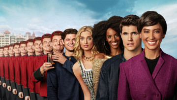 Картинка upload+ сериал+2020+–+ кино+фильмы upload загрузка фантастика комедия детектив сериал amazon prime robbie amell andy allo mackenzie cardwell