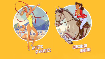 Картинка рисованное люди красотки