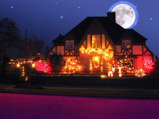 Обои картинки фото праздничные, новогодние, пейзажи