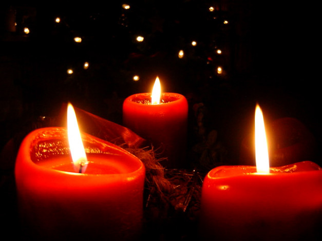 Обои картинки фото праздничные, новогодние, свечи