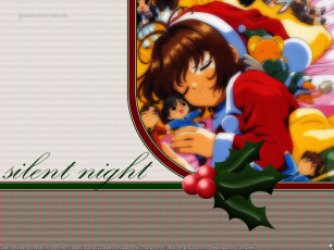 Картинка аниме merry chrismas winter