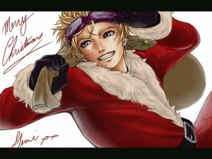 Картинка аниме merry chrismas winter