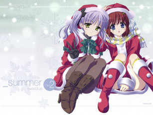 Картинка аниме merry chrismas winter