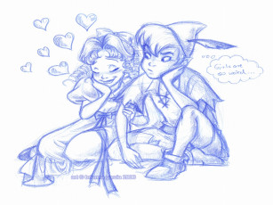 Картинка рисованные дети