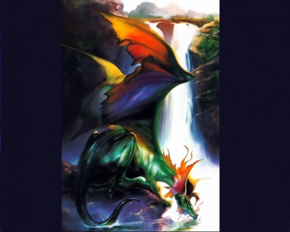 Обои картинки фото фэнтези, драконы