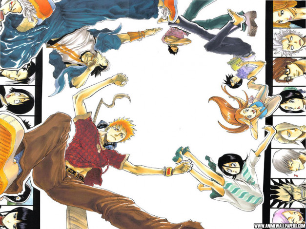Обои картинки фото аниме, bleach