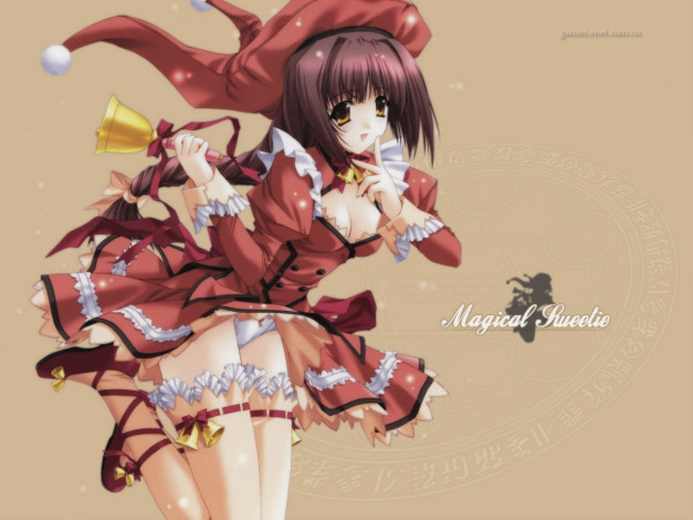 Обои картинки фото аниме, merry, chrismas, winter