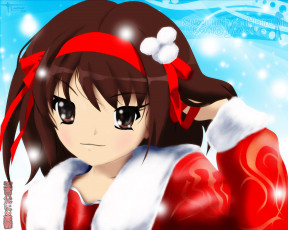 Картинка аниме the melancholy of haruhi suzumiya