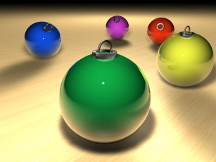 Картинка праздничные 3д графика новый год