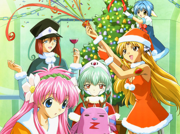 Обои картинки фото аниме, galaxy, angel