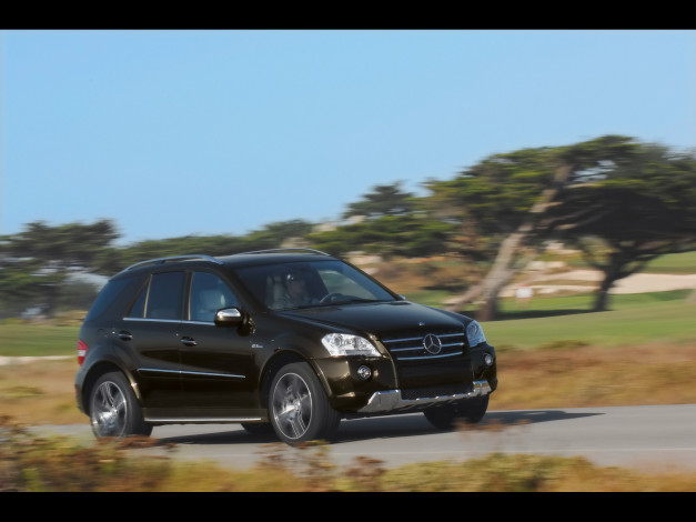 Обои картинки фото 2009, mercedes, benz, ml, 63, amg, performance, studio, автомобили