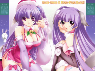 Картинка аниме merry chrismas winter