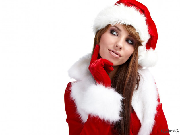 Обои картинки фото -Unsort Снегурочки, девушки, unsort, снегурочки, взгляд