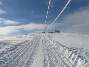 Картинка природа зима снег дорога