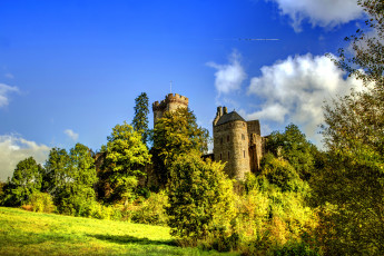 Картинка германия kasselburg города дворцы замки крепости замок