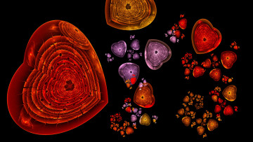 Картинка 3д графика abstract абстракции фон цвет узор