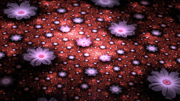 Картинка 3д графика fractal фракталы узор цвет фон