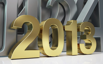 Картинка праздничные 3д графика новый год цифры