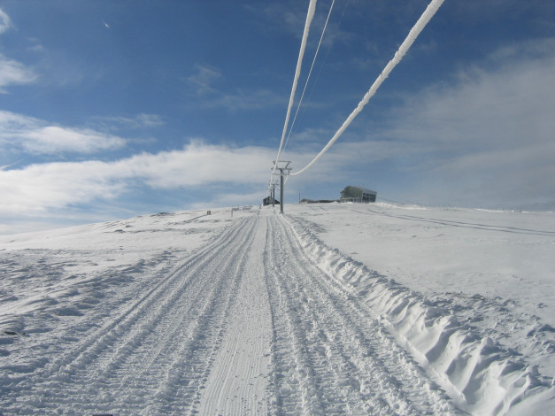 Обои картинки фото природа, зима, снег, дорога