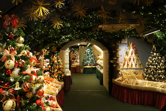 Обои картинки фото праздничные, разное, новый, год, игрушки, елки